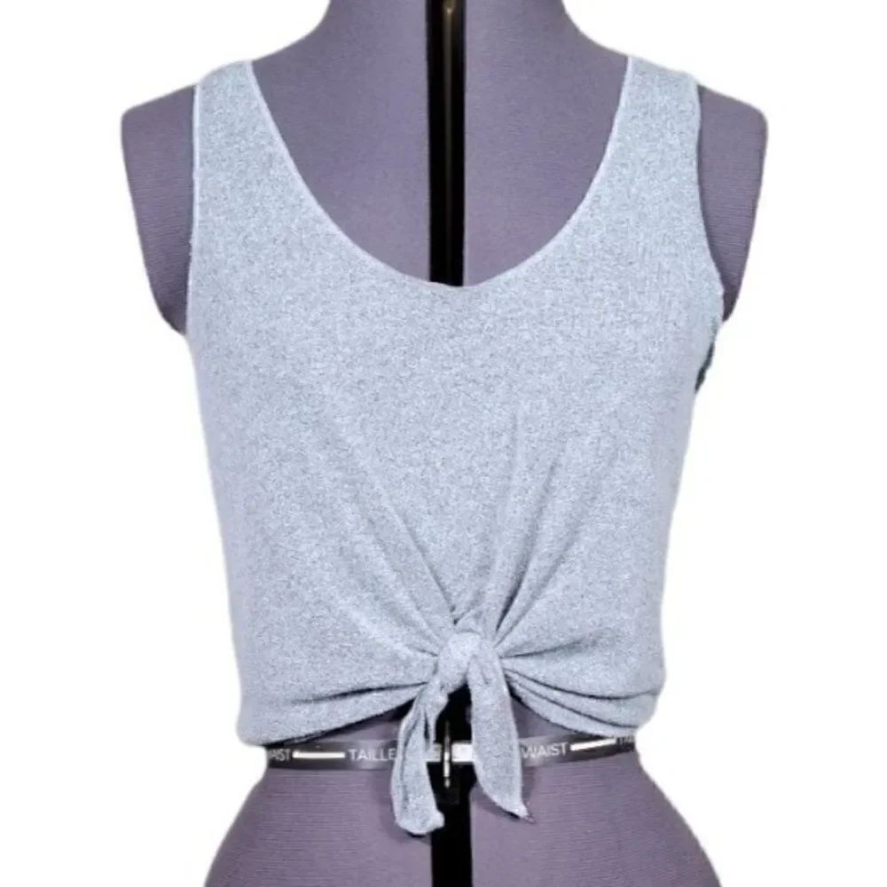 Wilfred Free Knotted Crop Tank Top Sz M